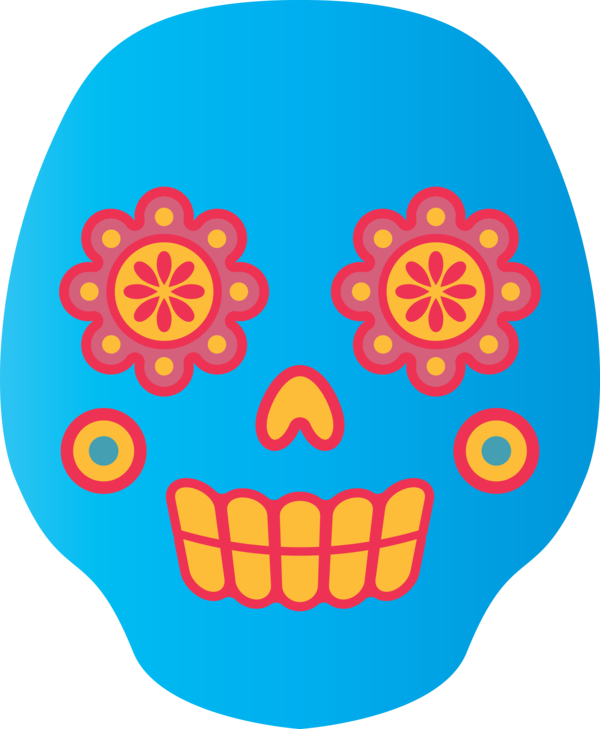 Transparent Day of the Dead Euclid's Elements Circle Area for Calavera for Day Of The Dead