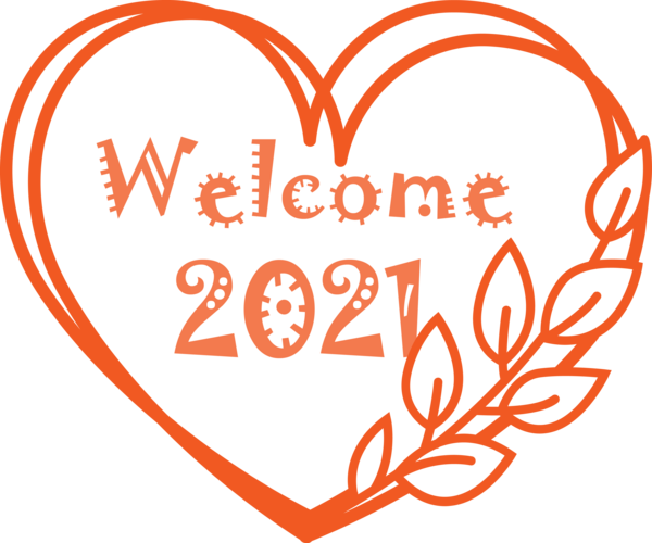 Transparent New Year Jokerman Valentine's Day Font for Welcome 2021 for New Year