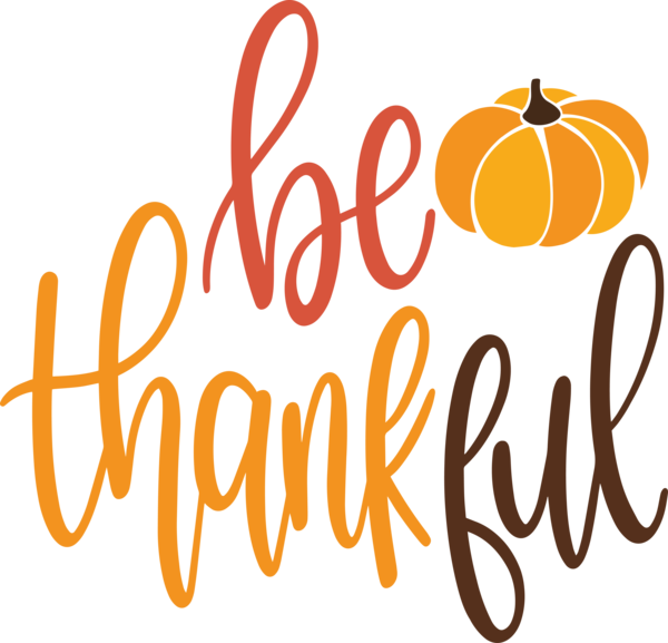 Transparent Thanksgiving Lettering Logo Calligraphy for Give Thanks for Thanksgiving