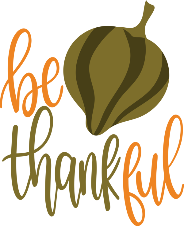 Transparent Thanksgiving Logo Font Text for Give Thanks for Thanksgiving