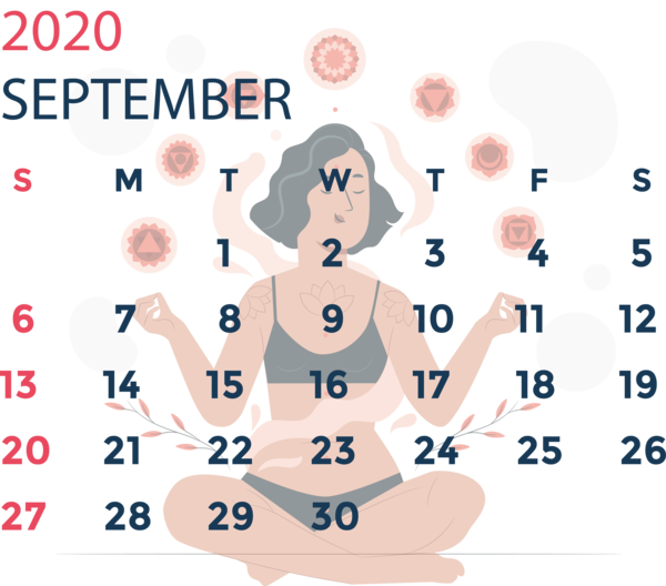 Transparent New Year Public Relations Organization Text for Printable 2020 Calendar for New Year