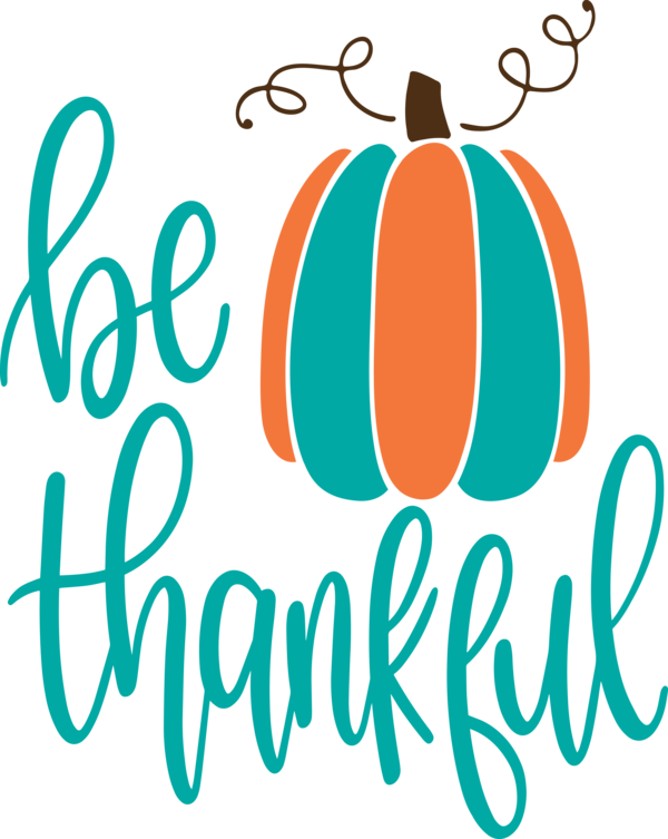 Transparent Thanksgiving Logo Text Design for Give Thanks for Thanksgiving