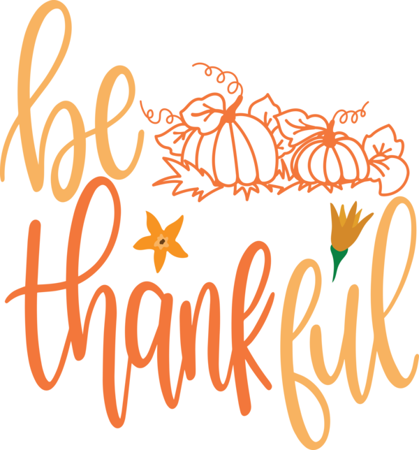 Transparent Thanksgiving Logo Design Flower for Give Thanks for Thanksgiving