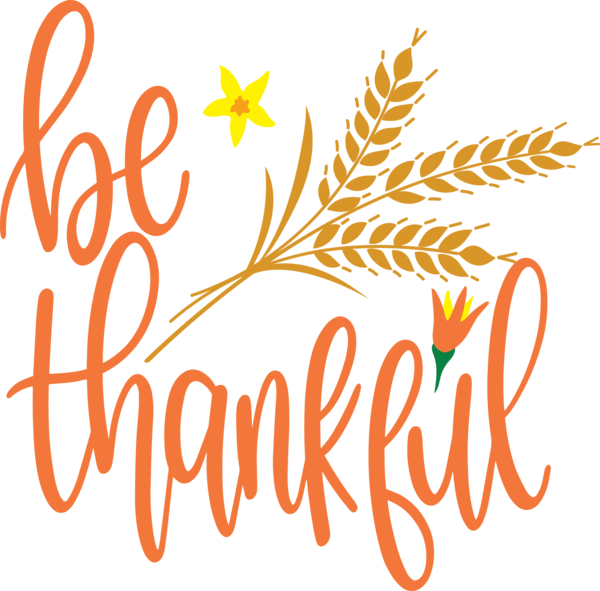 Transparent Thanksgiving Logo Yellow Flower for Give Thanks for Thanksgiving