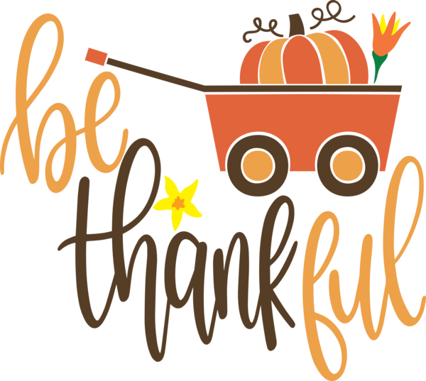 Transparent Thanksgiving Logo Cartoon Text for Give Thanks for Thanksgiving