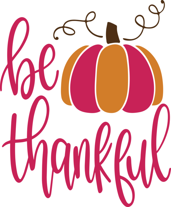 Transparent Thanksgiving Logo Pink M Petal for Give Thanks for Thanksgiving