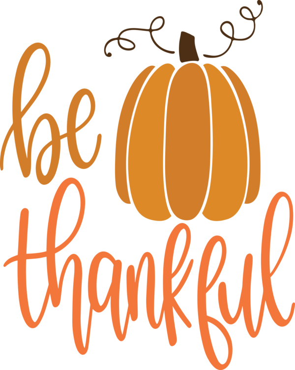 Transparent Thanksgiving Pumpkin Logo Pumpkin &Leaves for Give Thanks for Thanksgiving