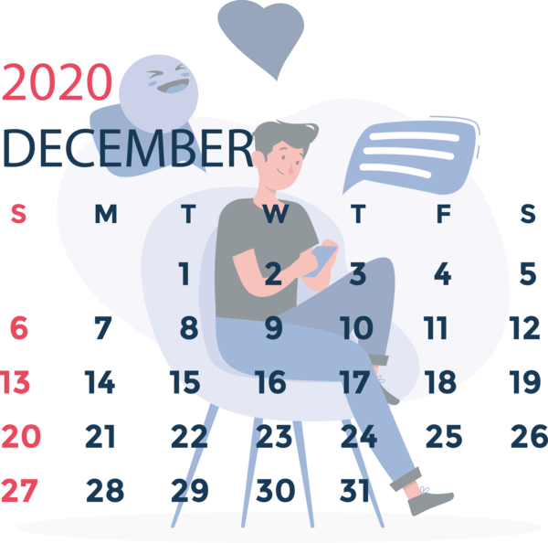 Transparent New Year Public Relations Logo Organization for Printable 2020 Calendar for New Year