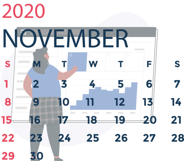 Transparent New Year Logo Font Calendar System for Printable 2020 Calendar for New Year