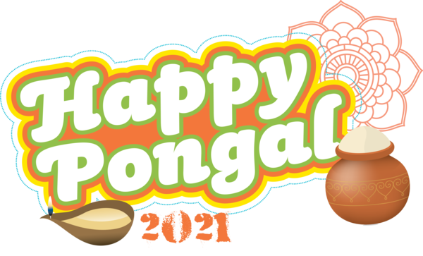Transparent Pongal Commodity Logo Text for Thai Pongal for Pongal