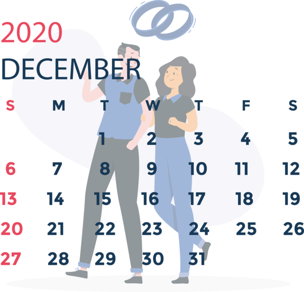 Transparent New Year Public Relations Organization Logo for Printable 2020 Calendar for New Year