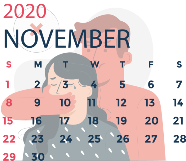 Transparent New Year Public Relations Design Logo for Printable 2020 Calendar for New Year