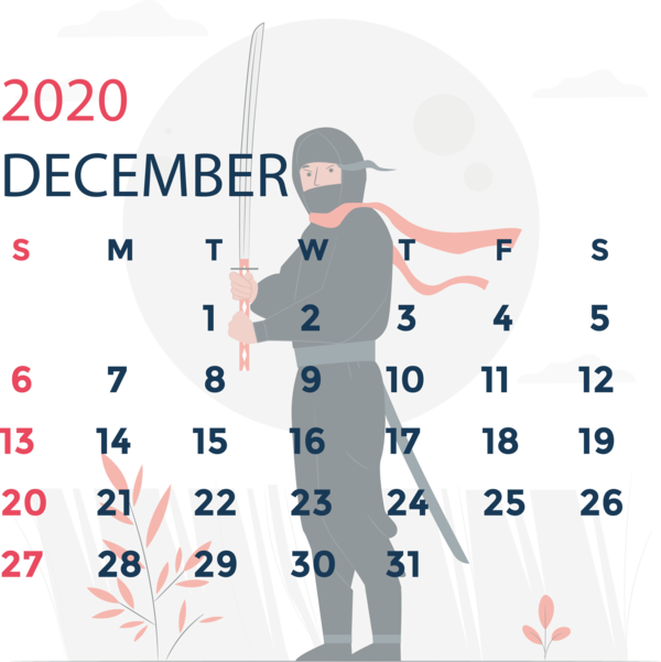 Transparent New Year Calendar System Calendar for Printable 2020 Calendar for New Year