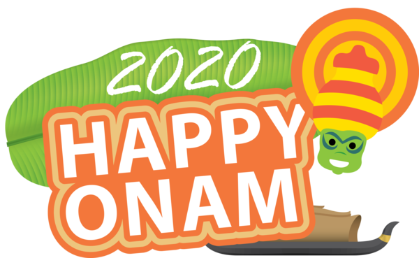 Transparent Onam Junk food Vegetarian cuisine Logo for Onam Harvest Festival for Onam
