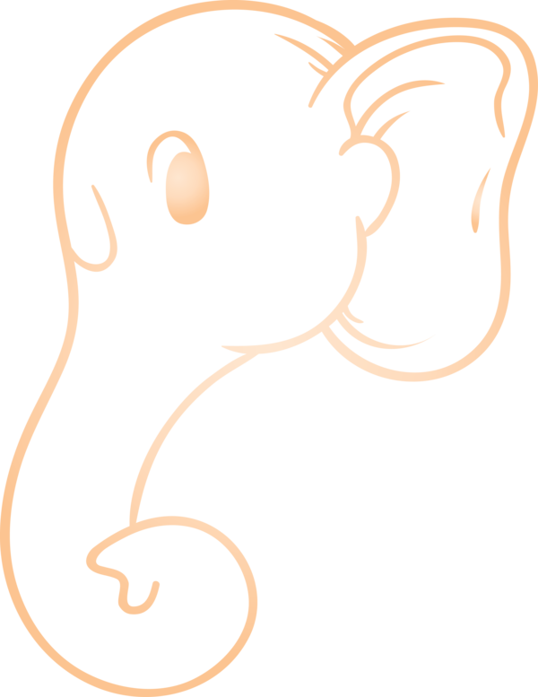 Transparent Ganesh Chaturthi Line art Cartoon Text for Vinayaka Chaturthi for Ganesh Chaturthi
