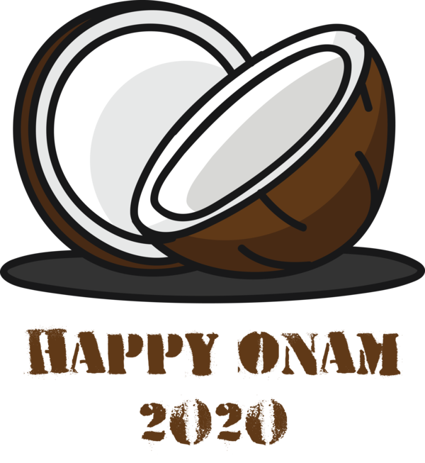 Transparent Onam Logo Circle Design for Onam Harvest Festival for Onam
