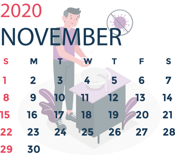 Transparent New Year Public Relations Logo Meter for Printable 2020 Calendar for New Year