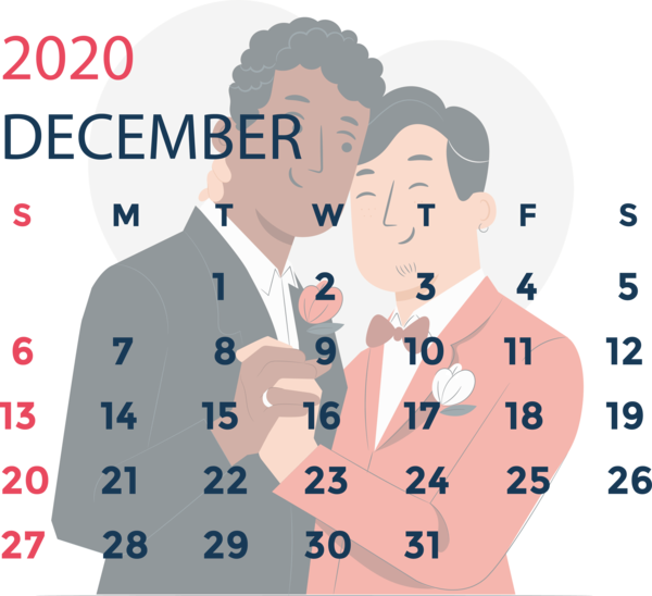 Transparent New Year Public Relations Business consultant Business for Printable 2020 Calendar for New Year