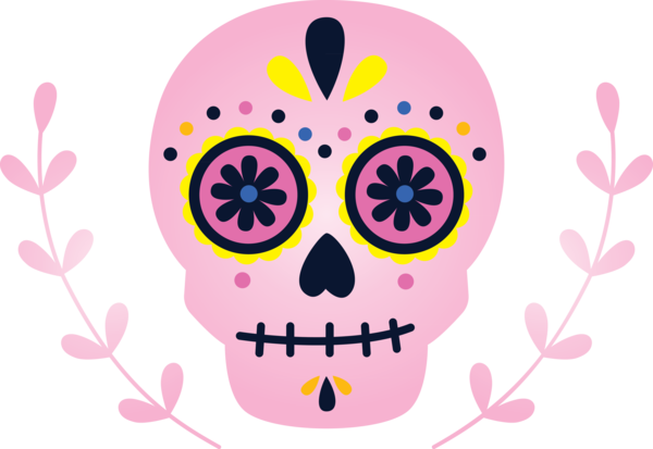 Transparent Day of the Dead Visual arts Drawing Line art for Calavera for Day Of The Dead