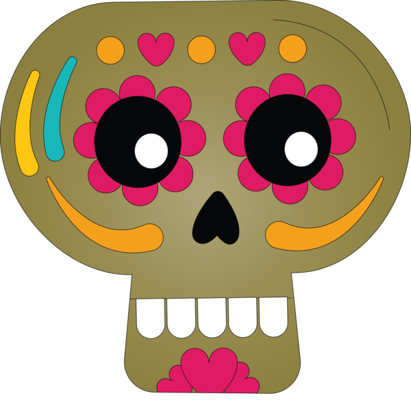 Transparent Day of the Dead Father's Day World Refugee Day Transparency for Calavera for Day Of The Dead