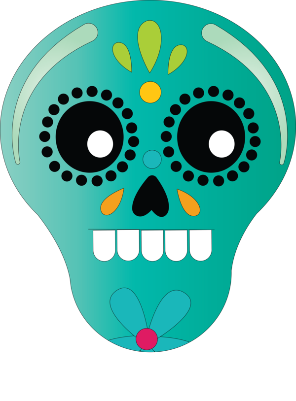 Transparent Day of the Dead Drawing Skull art Visual arts for Calavera for Day Of The Dead
