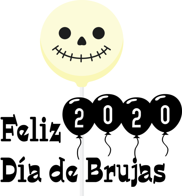 Transparent Halloween Smiley Logo Yellow for Feliz Dia De Brujas for Halloween