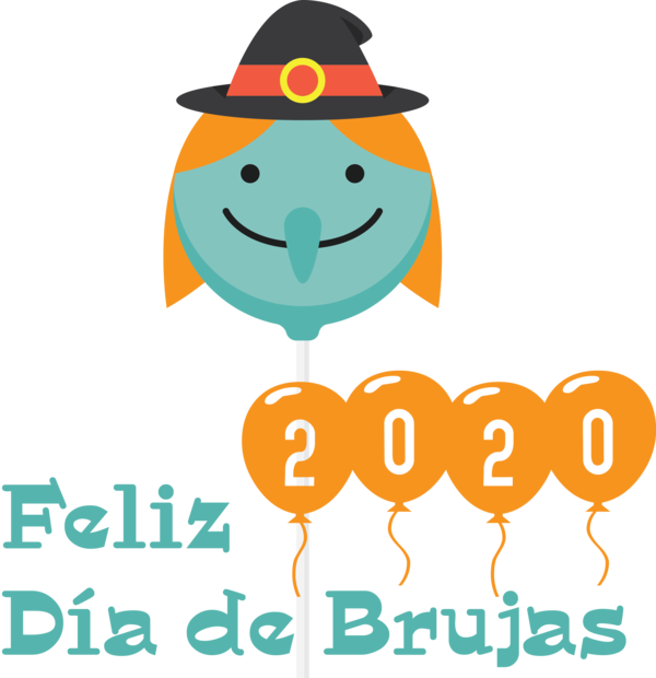 Transparent Halloween Logo Font Happiness for Feliz Dia De Brujas for Halloween