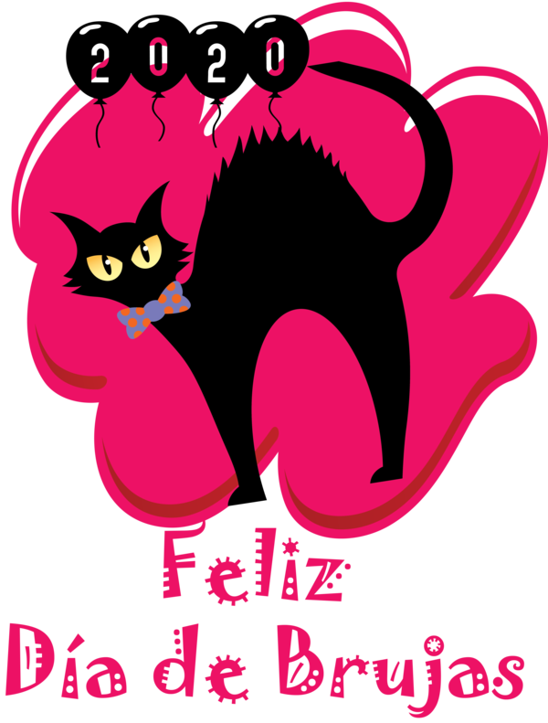Transparent Halloween Logo Flower Design for Feliz Dia De Brujas for Halloween