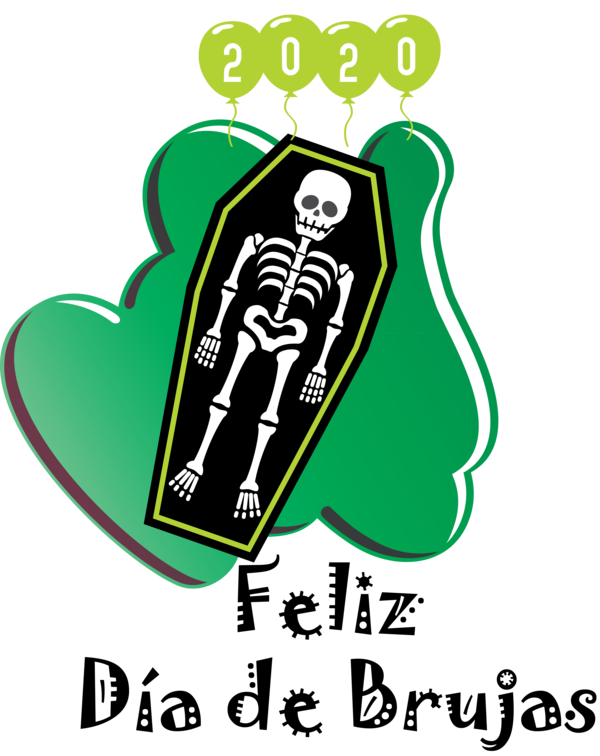 Transparent Halloween Jokerman Logo Green for Feliz Dia De Brujas for Halloween