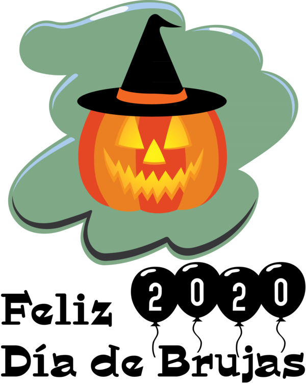 Transparent Halloween Pumpkin Logo Hat for Feliz Dia De Brujas for Halloween