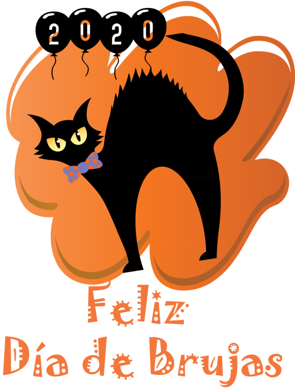 Transparent Halloween Whiskers Kitten Cat for Feliz Dia De Brujas for Halloween