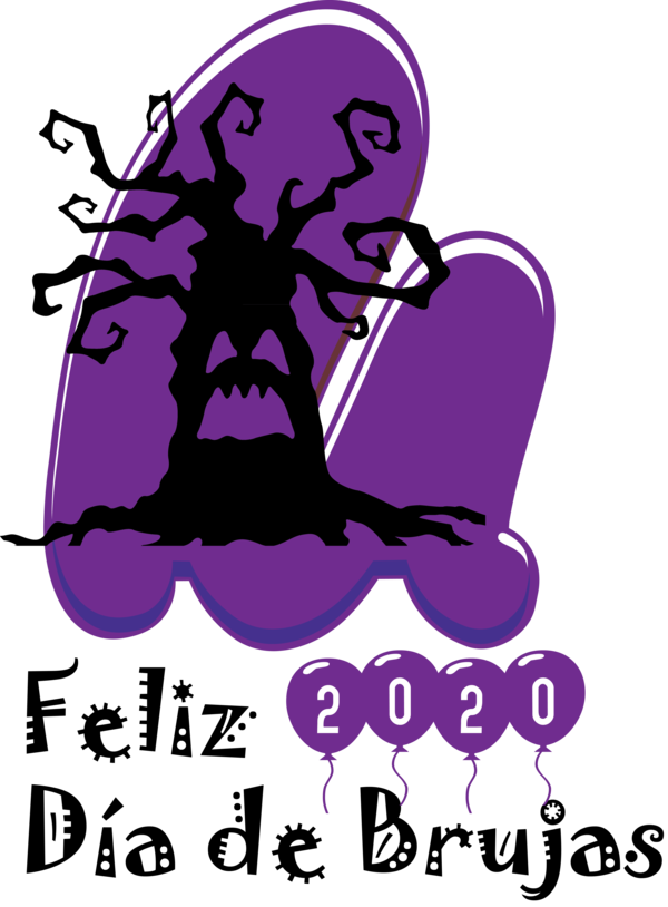 Transparent Halloween Jokerman Logo Design for Feliz Dia De Brujas for Halloween