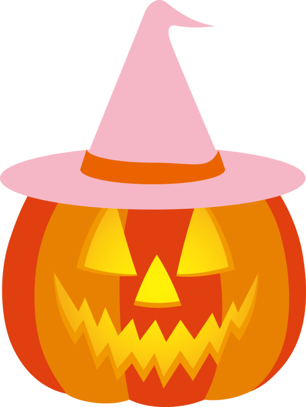 Transparent Halloween Jack-o'-lantern Headgear Orange S.A. for Jack O Lantern for Halloween