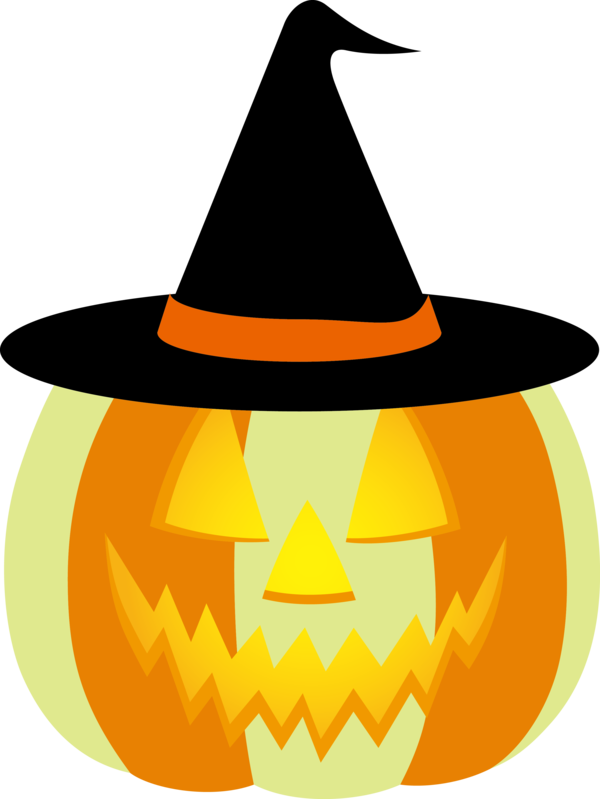 Transparent Halloween Jack-o'-lantern Hat for Jack O Lantern for Halloween