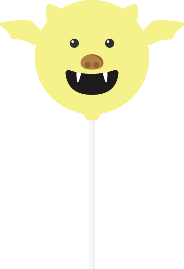 Transparent Halloween Dog Yellow Snout for Candy Corn for Halloween