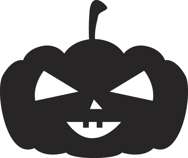 Transparent Halloween Logo Meter M for Jack O Lantern for Halloween