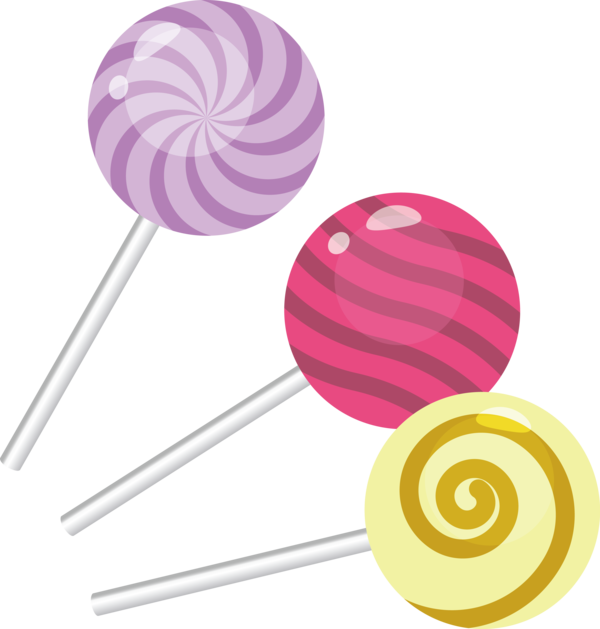 Transparent Halloween Lollipop Purple Line for Candy Corn for Halloween