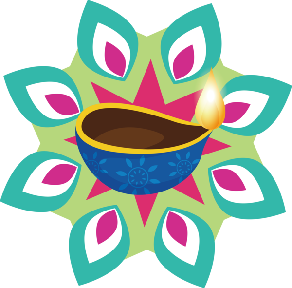Transparent Diwali Logo Design Drawing for Diya for Diwali