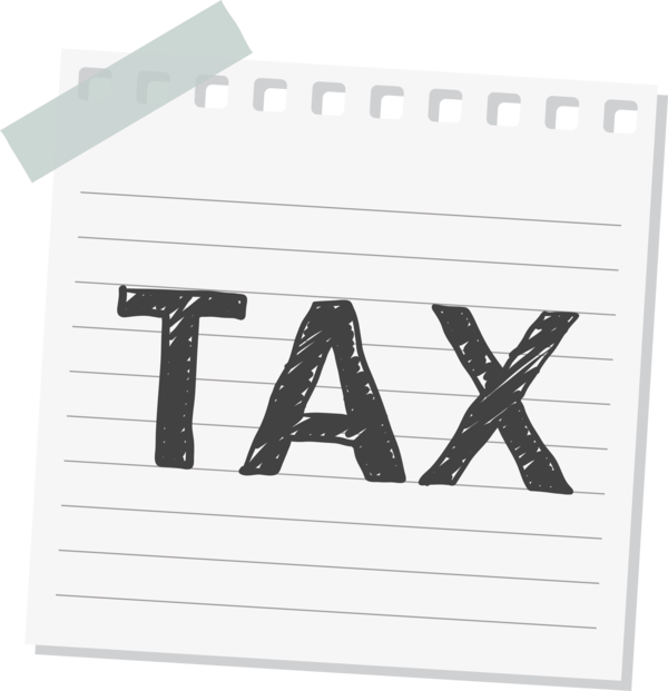Transparent Tax Day Paper Logo Font for 15 April for Tax Day