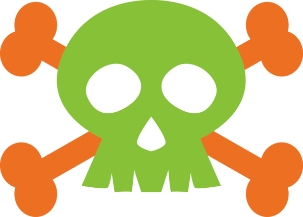 Transparent Halloween Logo Design Icon for Skeleton for Halloween