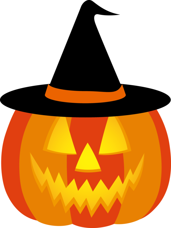 Transparent Halloween Jack-o'-lantern Headgear Orange S.A. for Jack O Lantern for Halloween