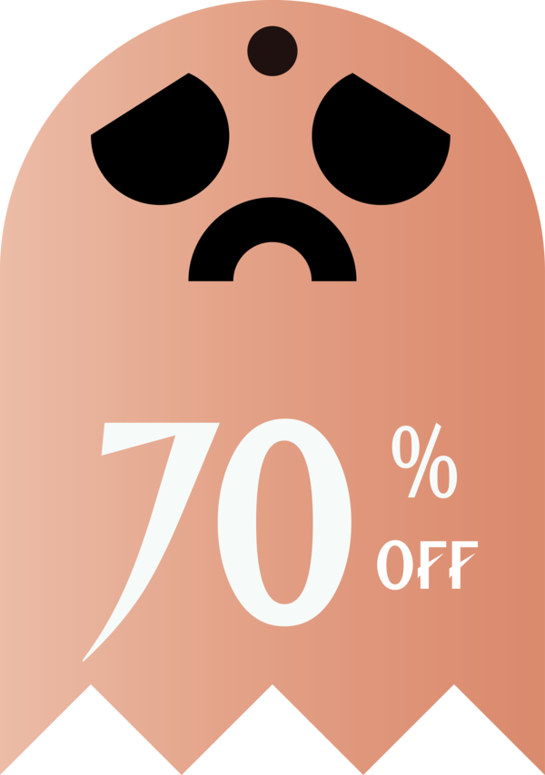 Transparent Halloween Snout Logo Angle for Halloween Sale Tags for Halloween