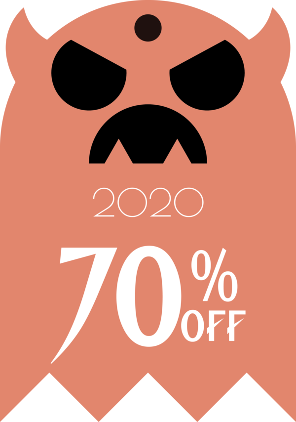 Transparent Halloween Snout Logo Dog for Halloween Sale Tags for Halloween