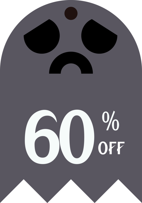Transparent Halloween Logo Font Circle for Halloween Sale Tags for Halloween