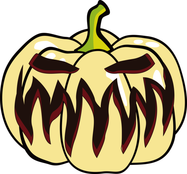 Transparent Halloween Pumpkin Fruit Flower for Jack O Lantern for Halloween