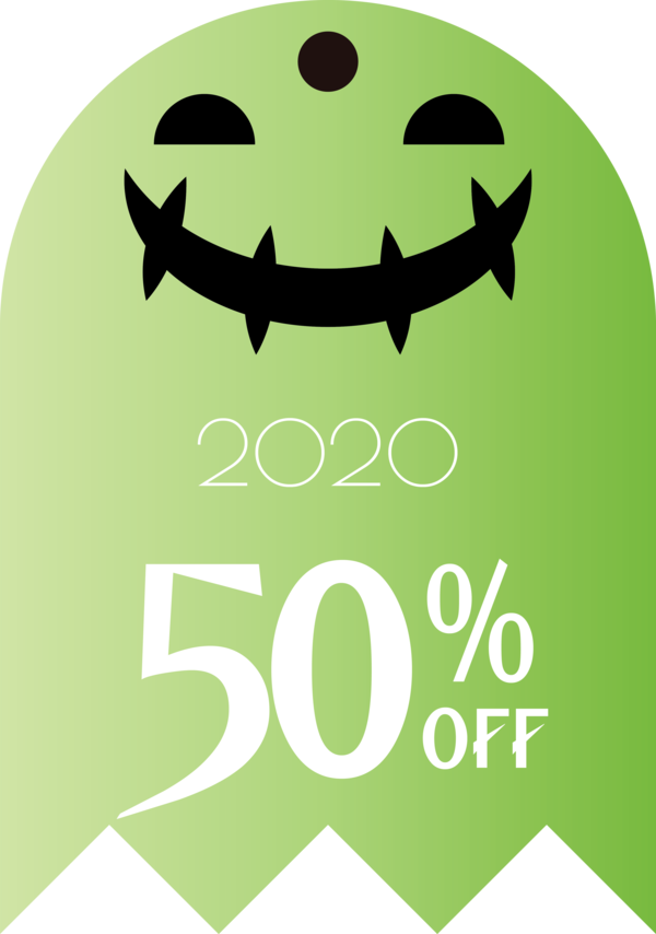 Transparent Halloween Logo Design Font for Halloween Sale Tags for Halloween