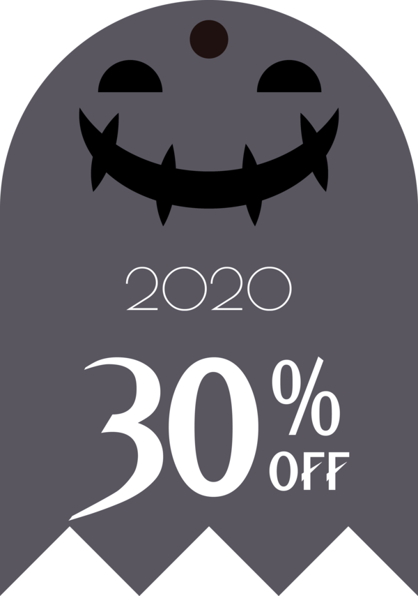 Transparent Halloween Logo Font Design for Halloween Sale Tags for Halloween