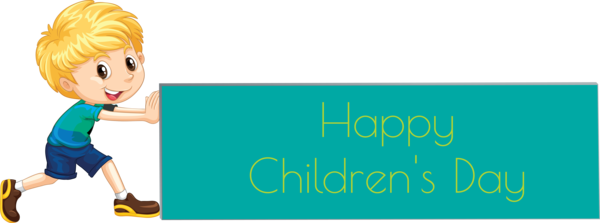 Transparent International Children's Day Logo Computer Line for Children's Day for International Childrens Day