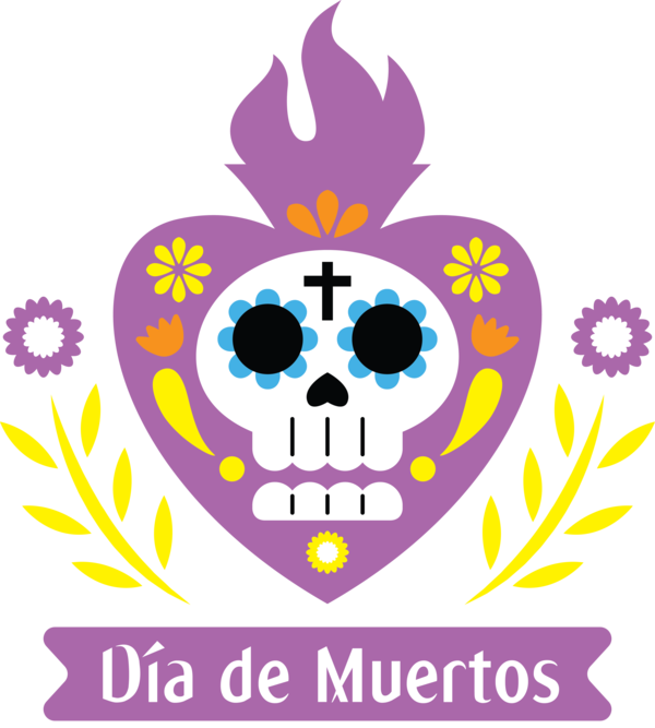 Transparent Day of the Dead Day of the Dead Visual arts Skull art for Día de Muertos for Day Of The Dead