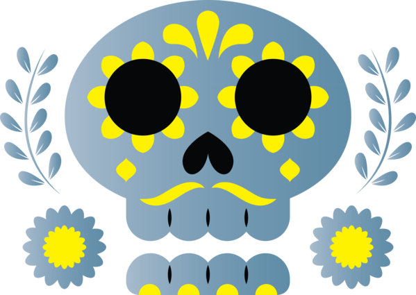 Transparent Day of the Dead Icon Transparency Blog for Día de Muertos for Day Of The Dead